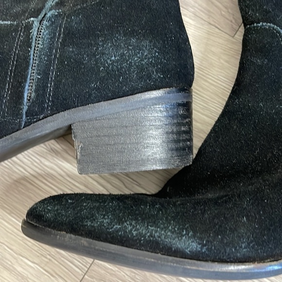 Steve Madden Black Suede Tyga Boots - Picture 6 of 14